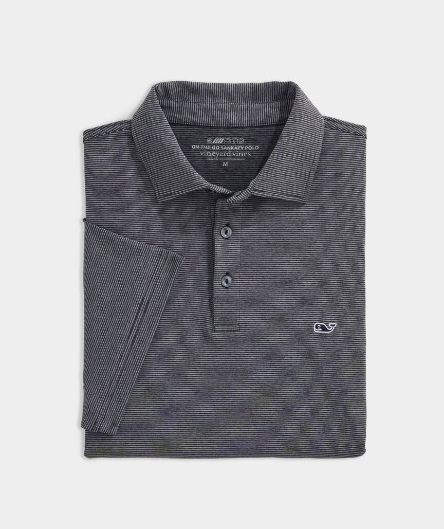 Vineyard Vines Men's St. Jean Stripe Sankaty Polo