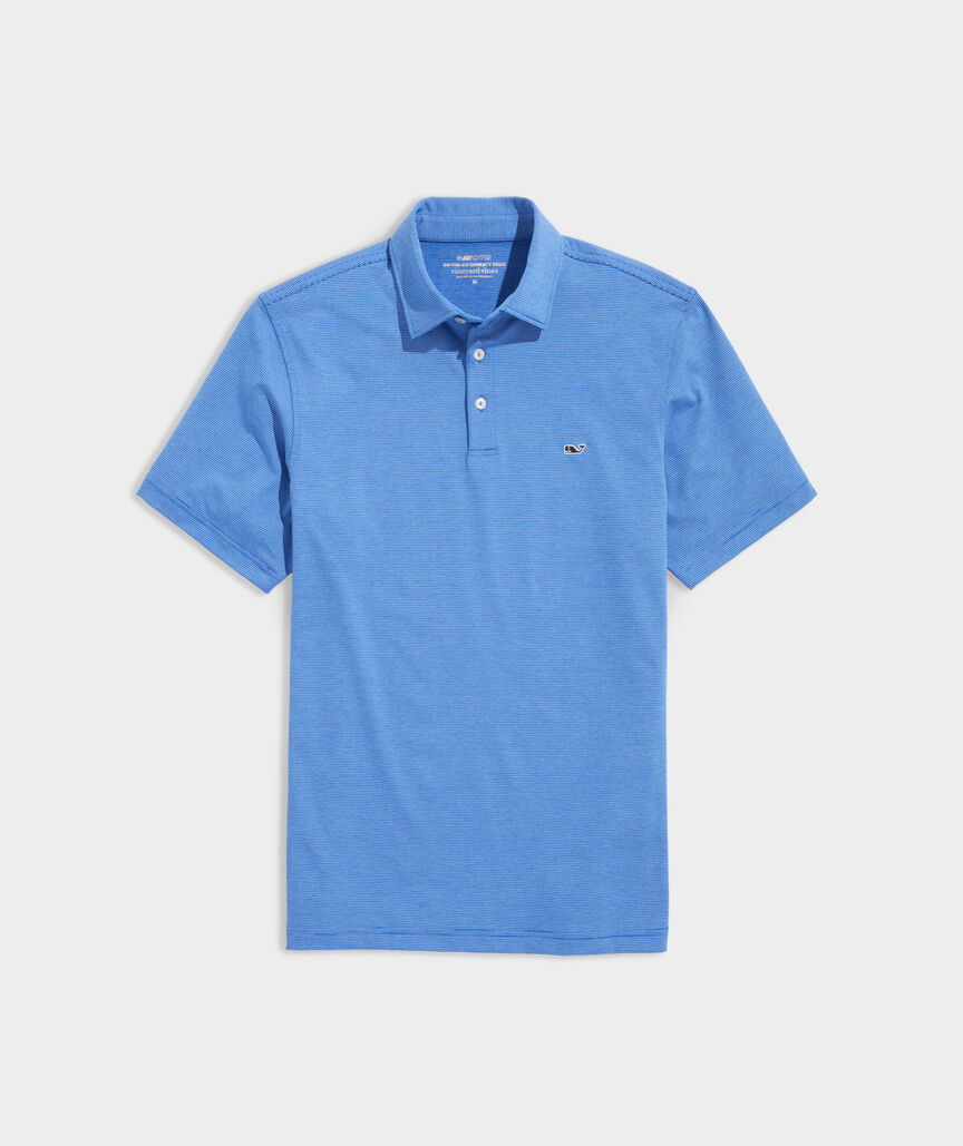 Vineyard Vines Men's St. Jean Stripe Sankaty Polo