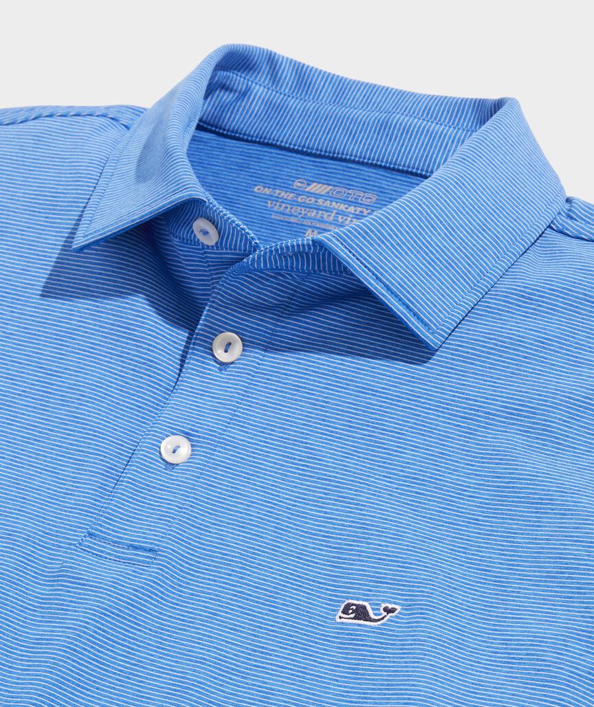 Vineyard Vines Men's St. Jean Stripe Sankaty Polo