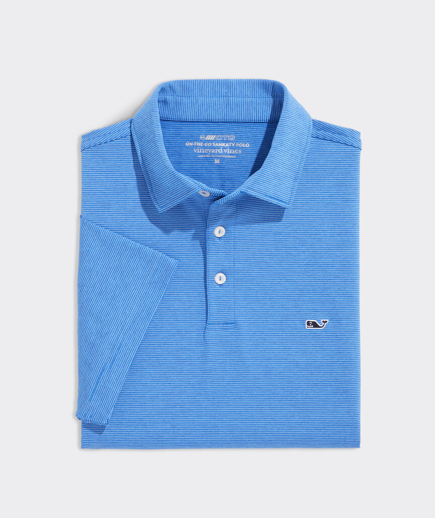Vineyard Vines Men's St. Jean Stripe Sankaty Polo