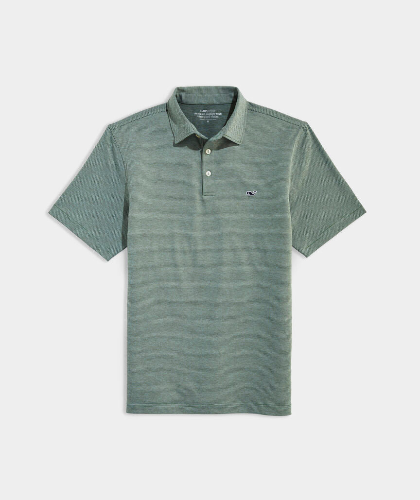 Vineyard Vines Men's St. Jean Stripe Sankaty Polo