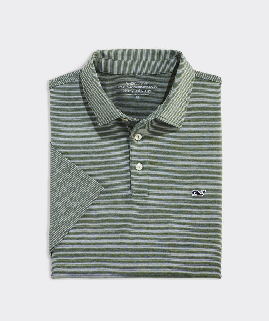 Vineyard Vines Men's St. Jean Stripe Sankaty Polo