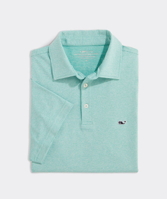 Vineyard Vines Men's St. Jean Stripe Sankaty Polo