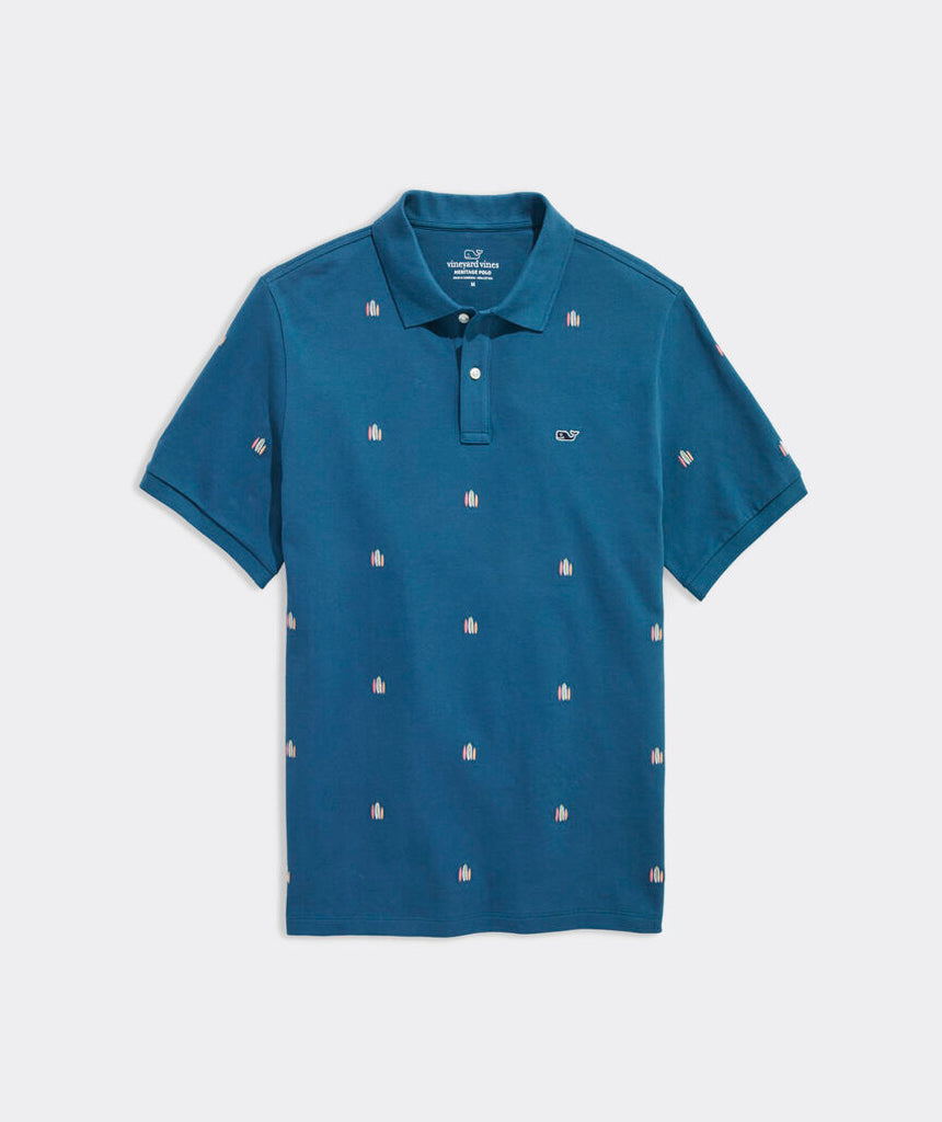 Vineyard Vines Novelty Embroidered Heritage Pique Polo