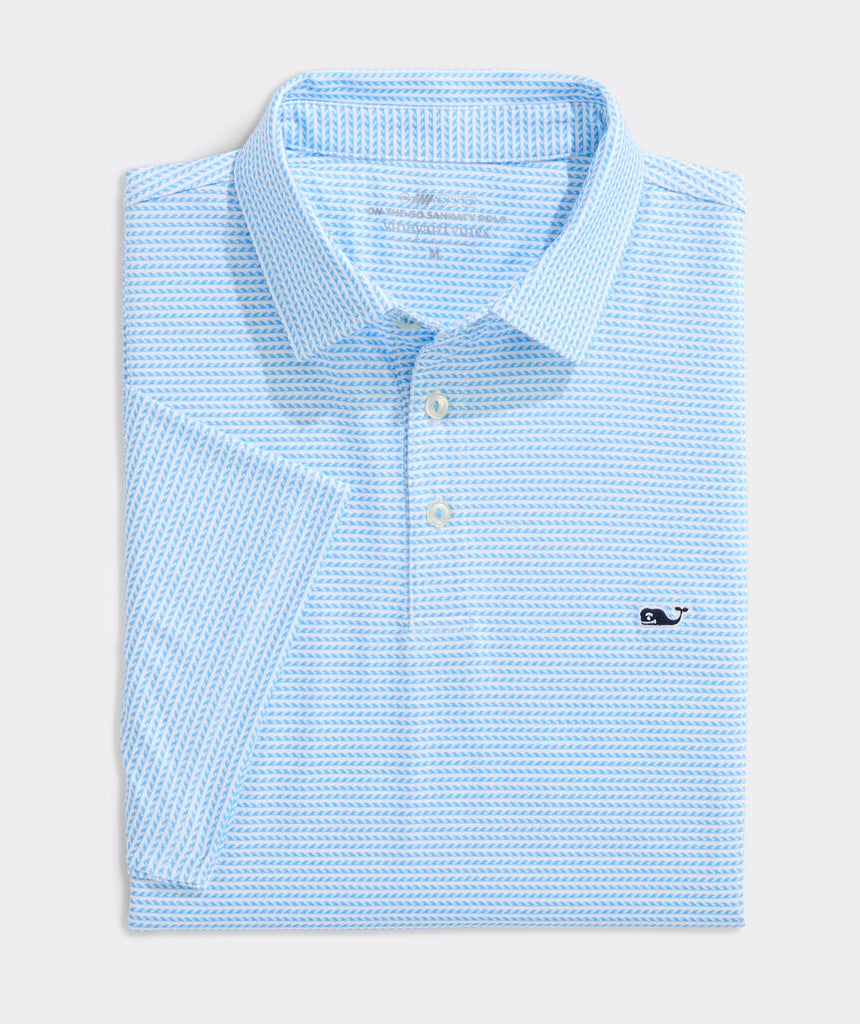 Vineyard Vines Printed Sankaty Performance Polo