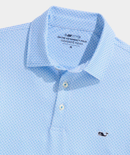 Vineyard Vines Printed Sankaty Performance Polo
