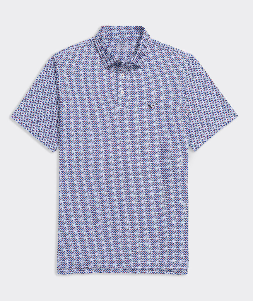 Vineyard Vines Printed Sankaty Performance Polo