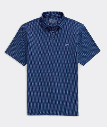 Vineyard Vines Printed Sankaty Performance Polo