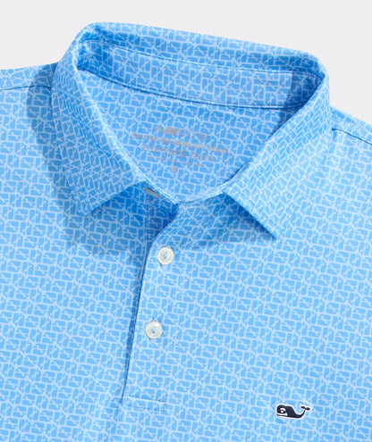 Vineyard Vines Printed Sankaty Performance Polo