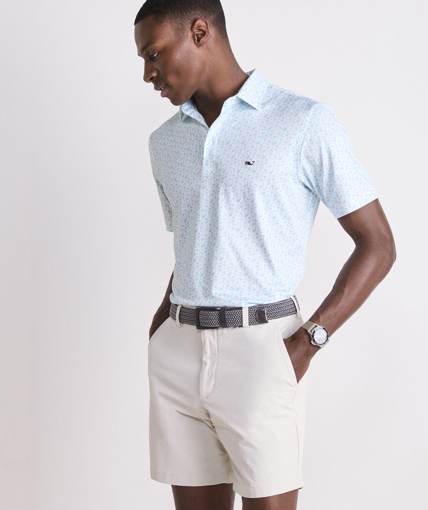 Vineyard Vines Printed Sankaty Performance Polo