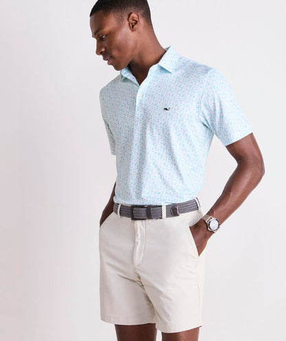 Vineyard Vines Printed Sankaty Performance Polo