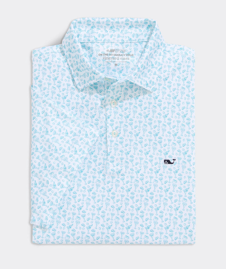 Vineyard Vines Printed Sankaty Performance Polo