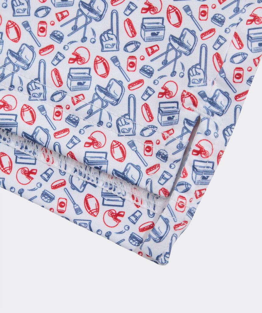 Vineyard Vines Printed Sankaty Performance Polo