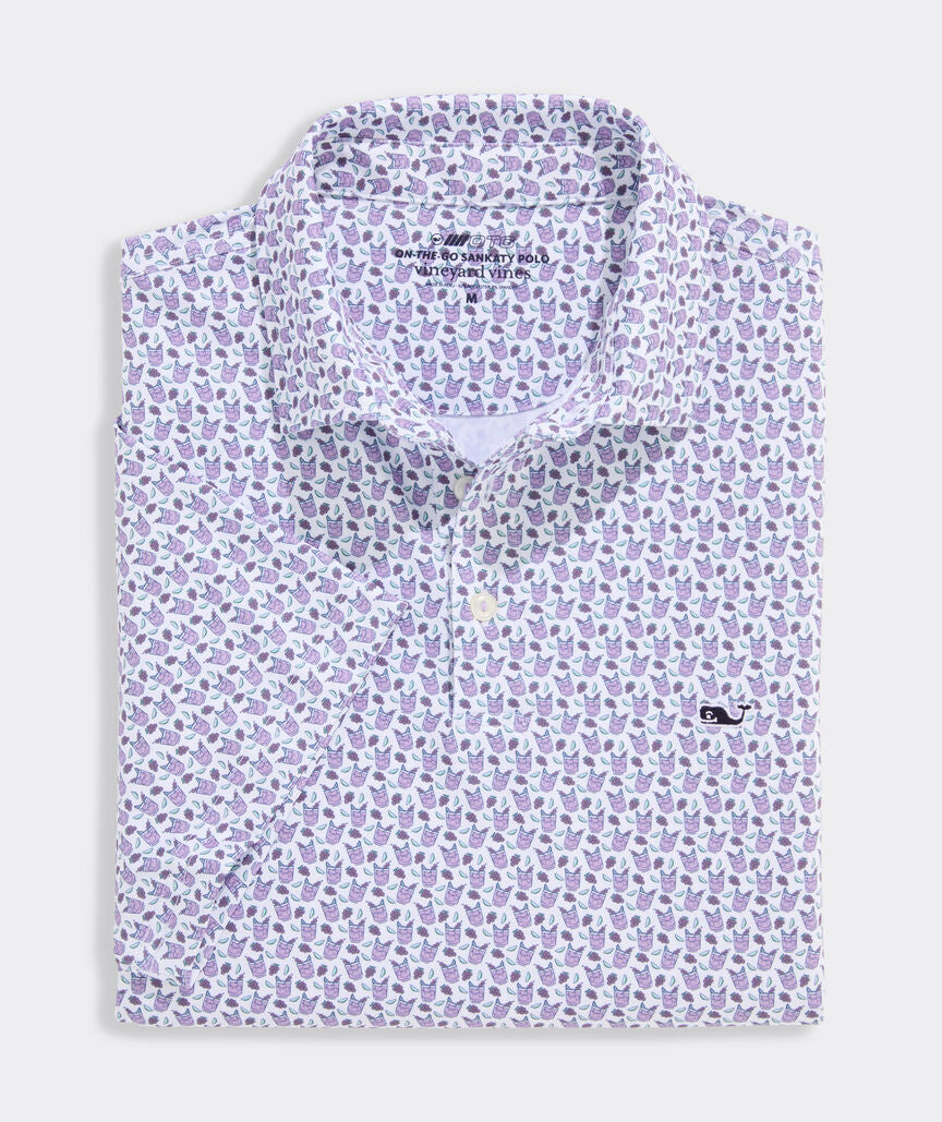 Vineyard Vines Printed Sankaty Performance Polo