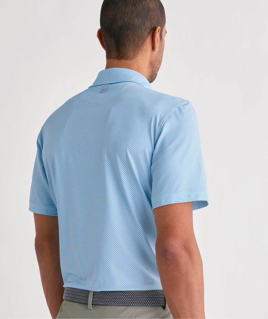 Vineyard Vines Performance Printed Sankaty Polo