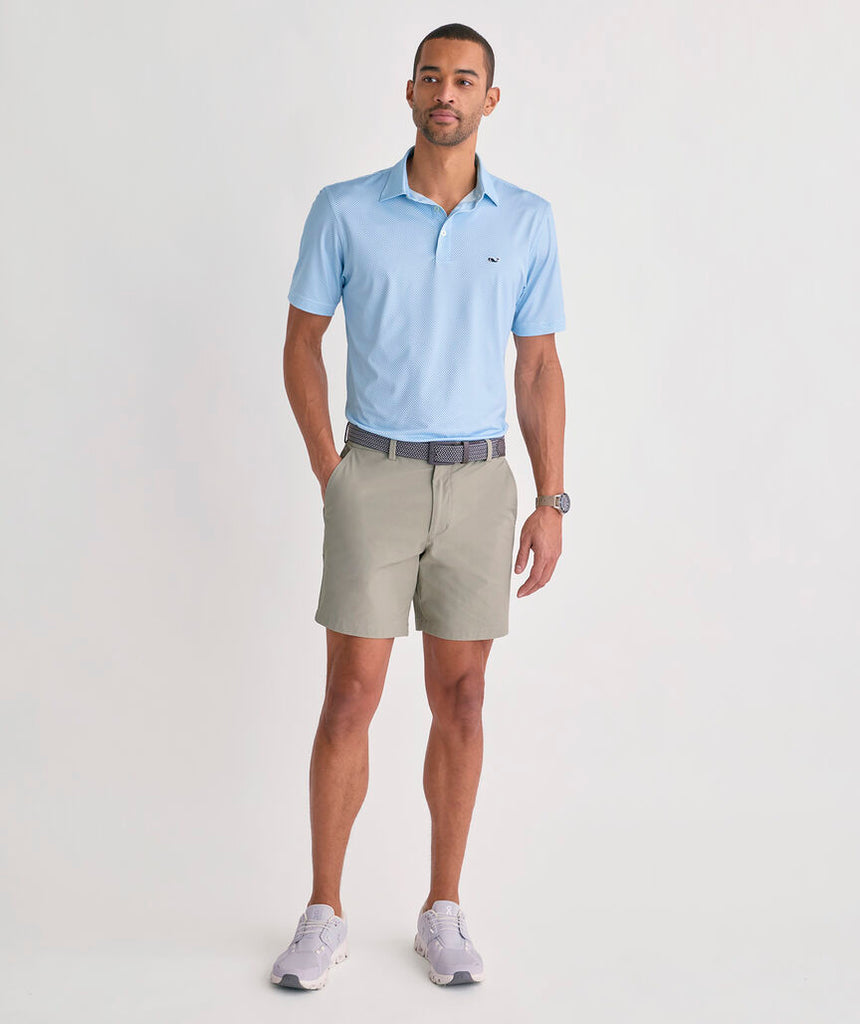 Vineyard Vines Performance Printed Sankaty Polo