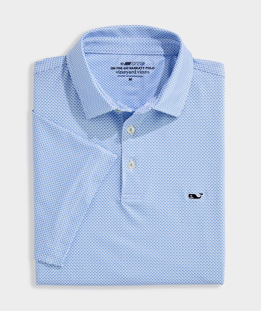 Vineyard Vines Performance Printed Sankaty Polo