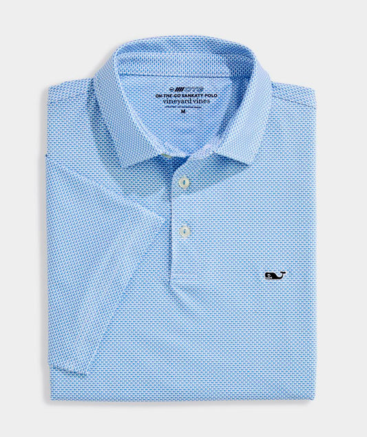 Vineyard Vines Performance Printed Sankaty Polo