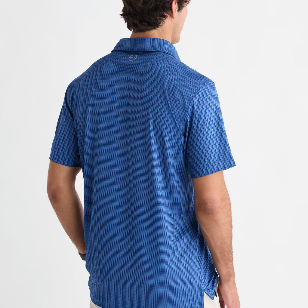 Vineyard Vines Performance Printed Sankaty Polo