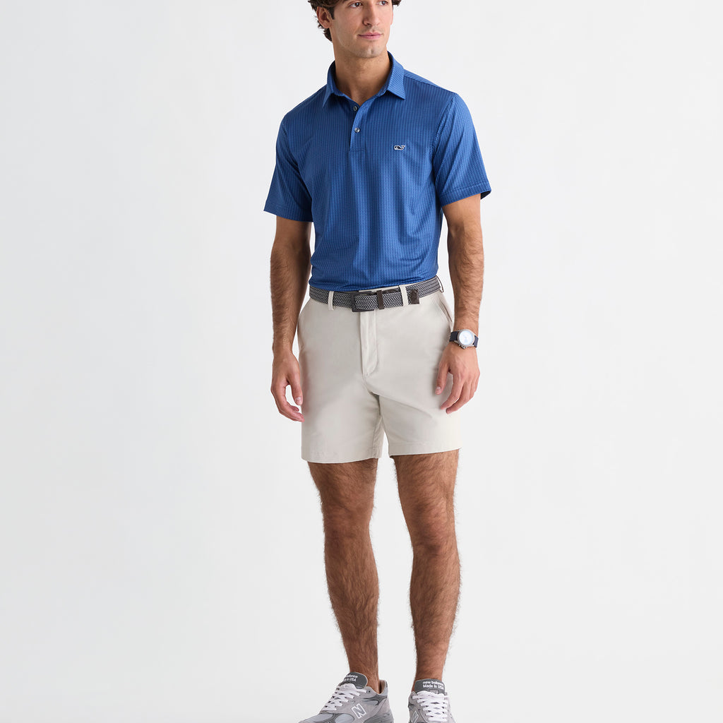 Vineyard Vines Performance Printed Sankaty Polo