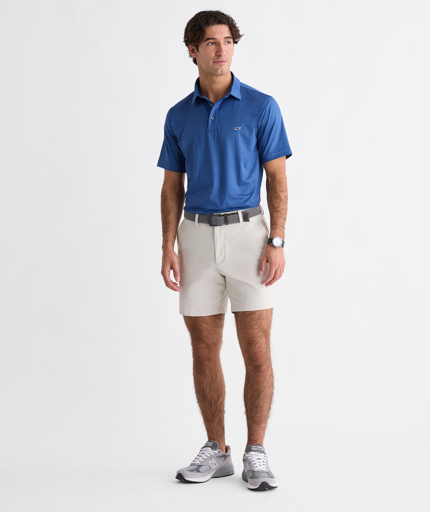 Vineyard Vines Performance Printed Sankaty Polo