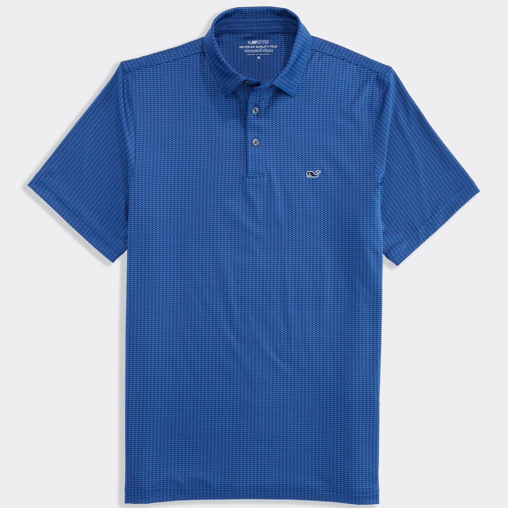 Vineyard Vines Performance Printed Sankaty Polo