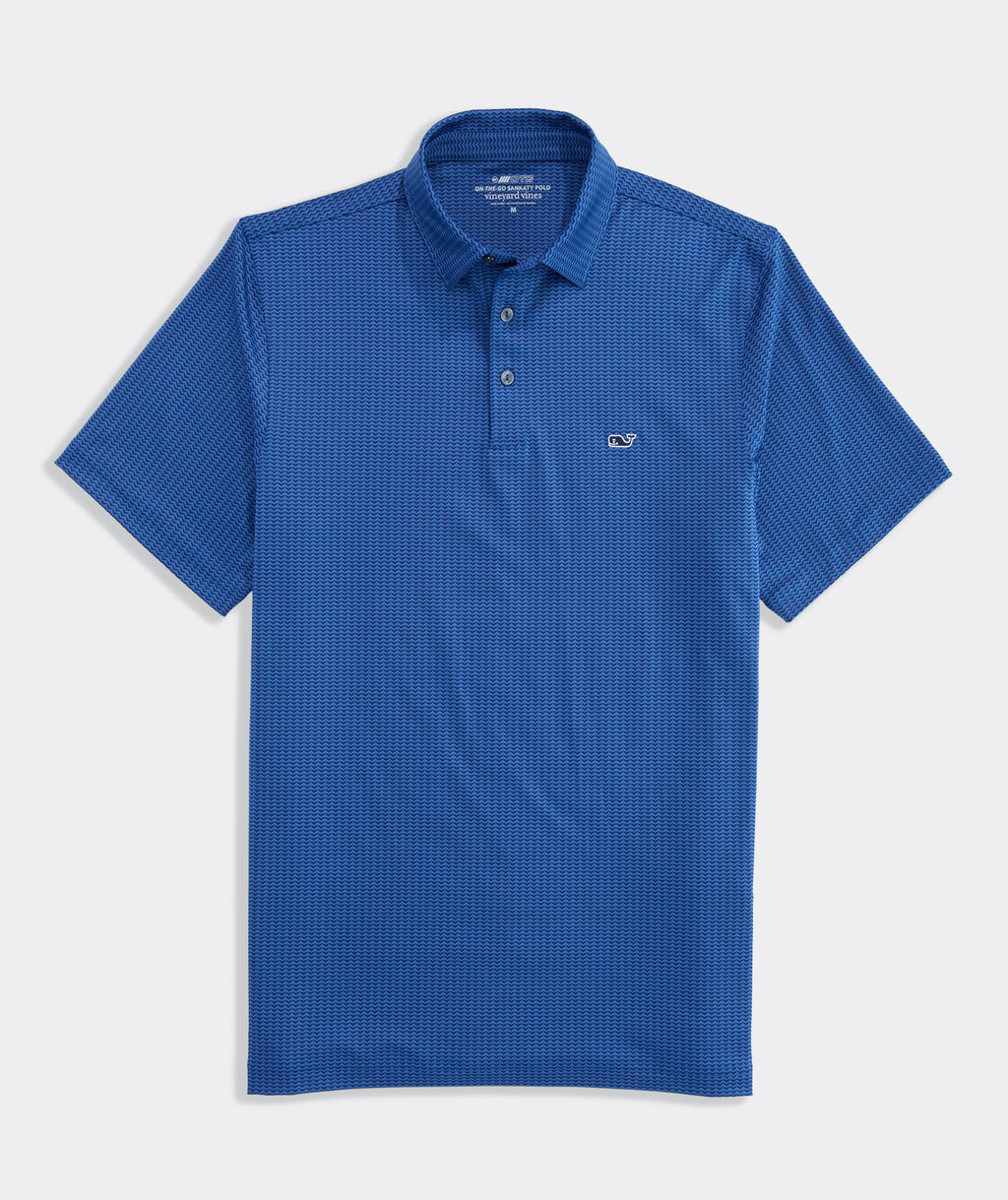 Vineyard Vines Performance Printed Sankaty Polo