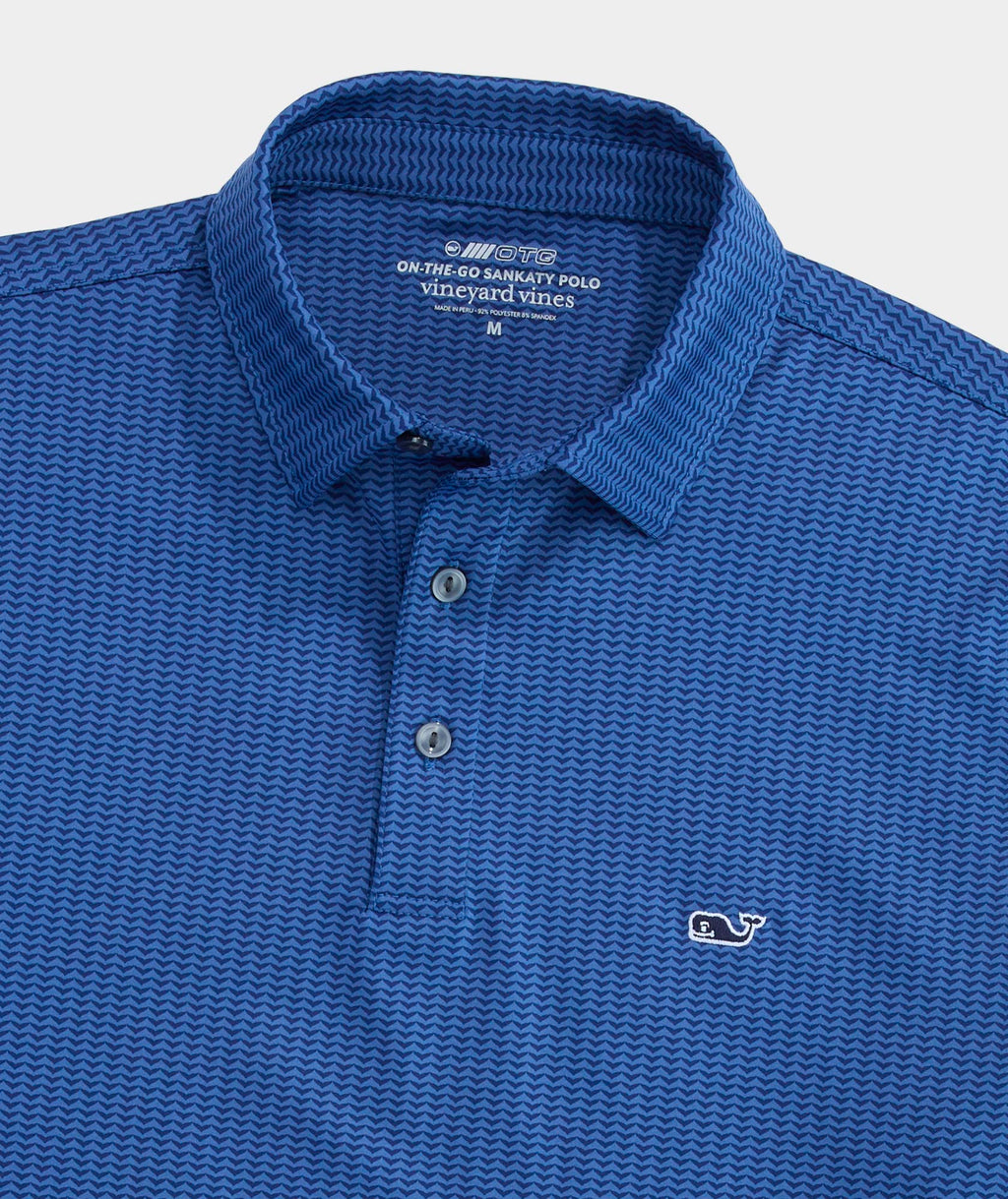 Vineyard Vines Performance Printed Sankaty Polo
