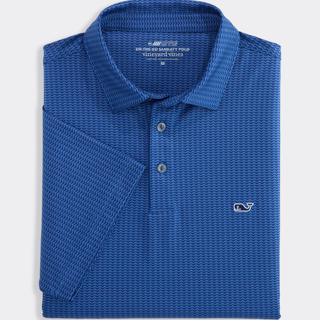 Vineyard Vines Performance Printed Sankaty Polo