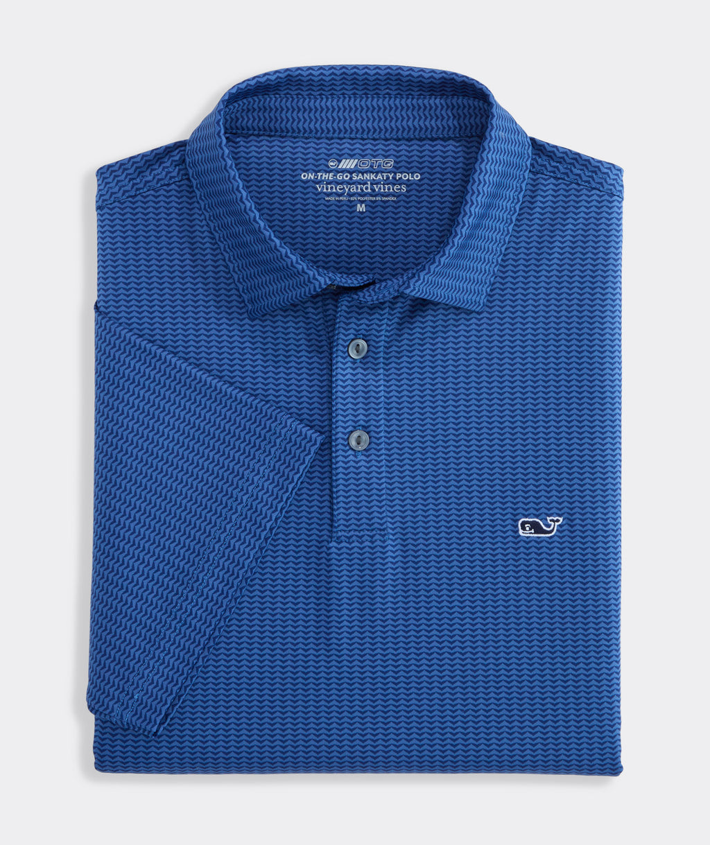 Vineyard Vines Performance Printed Sankaty Polo