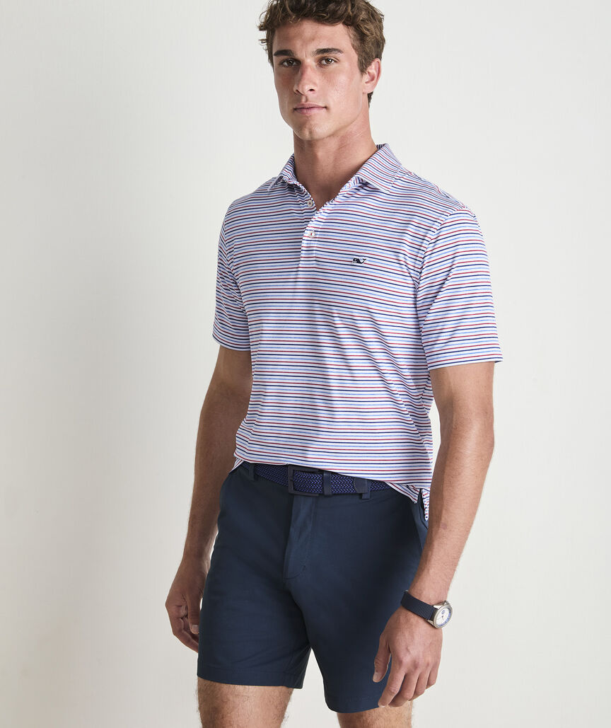 Vineyard Vines Bradley Stripe Sankaty Polo