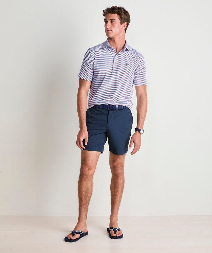 Vineyard Vines Bradley Stripe Sankaty Polo