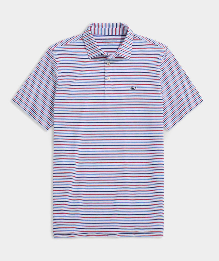 Vineyard Vines Bradley Stripe Sankaty Polo