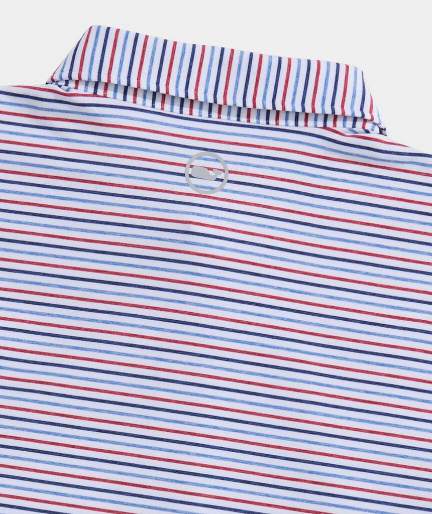 Vineyard Vines Bradley Stripe Sankaty Polo