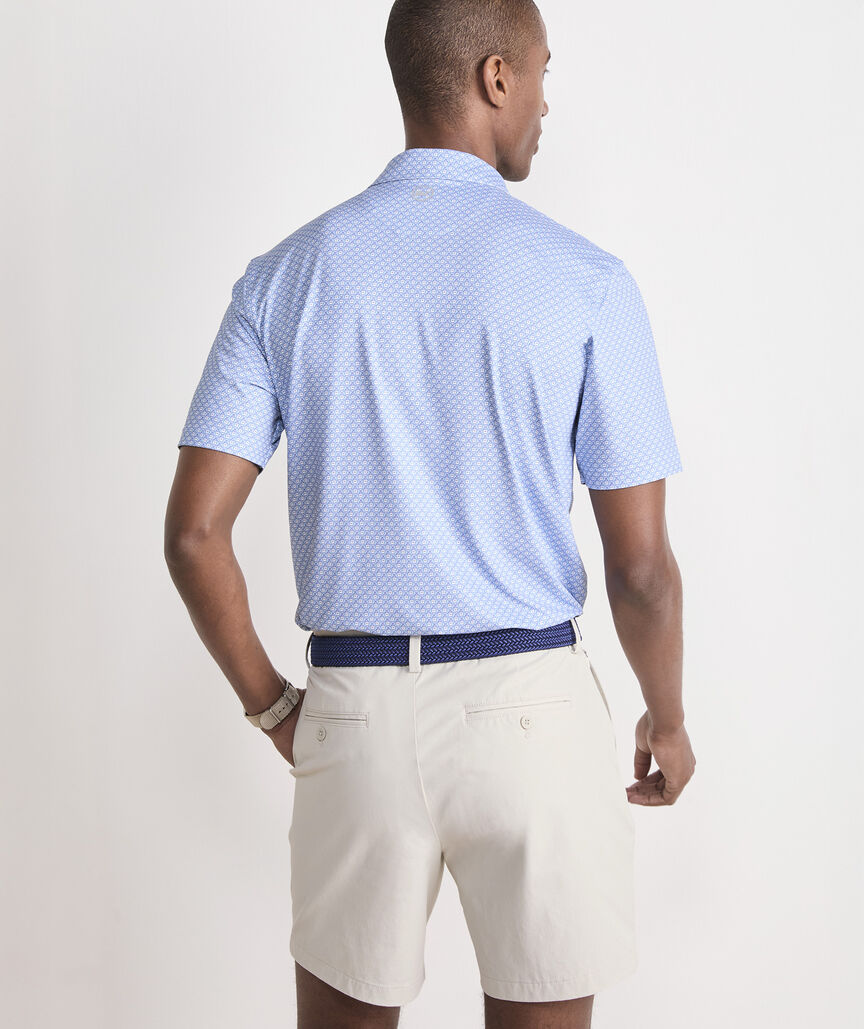 Vineyard Vines Printed Palmero Performance Polo
