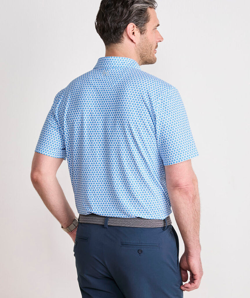 Vineyard Vines Printed Palmero Performance Polo