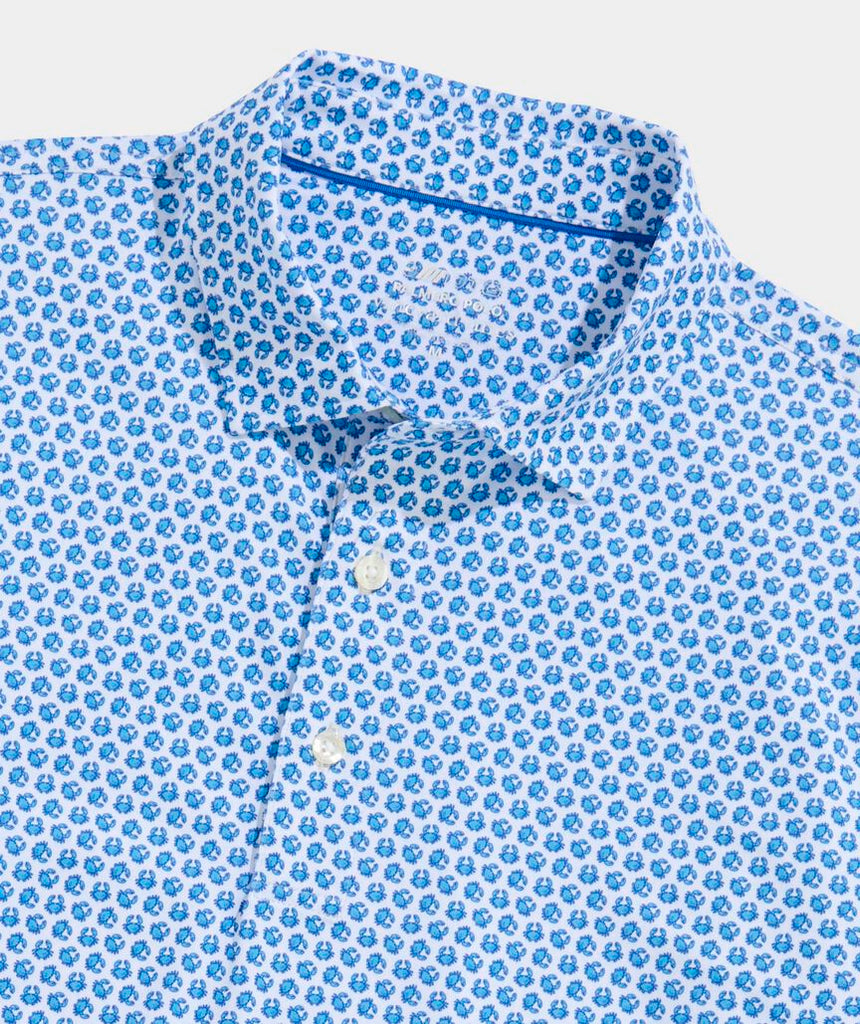 Vineyard Vines Printed Palmero Performance Polo