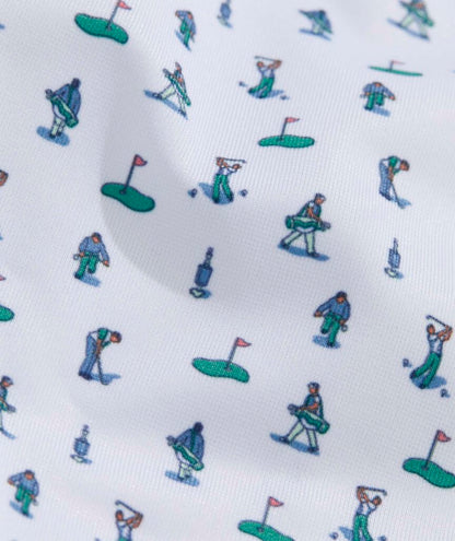Vineyard Vines Printed Palmero Performance Polo