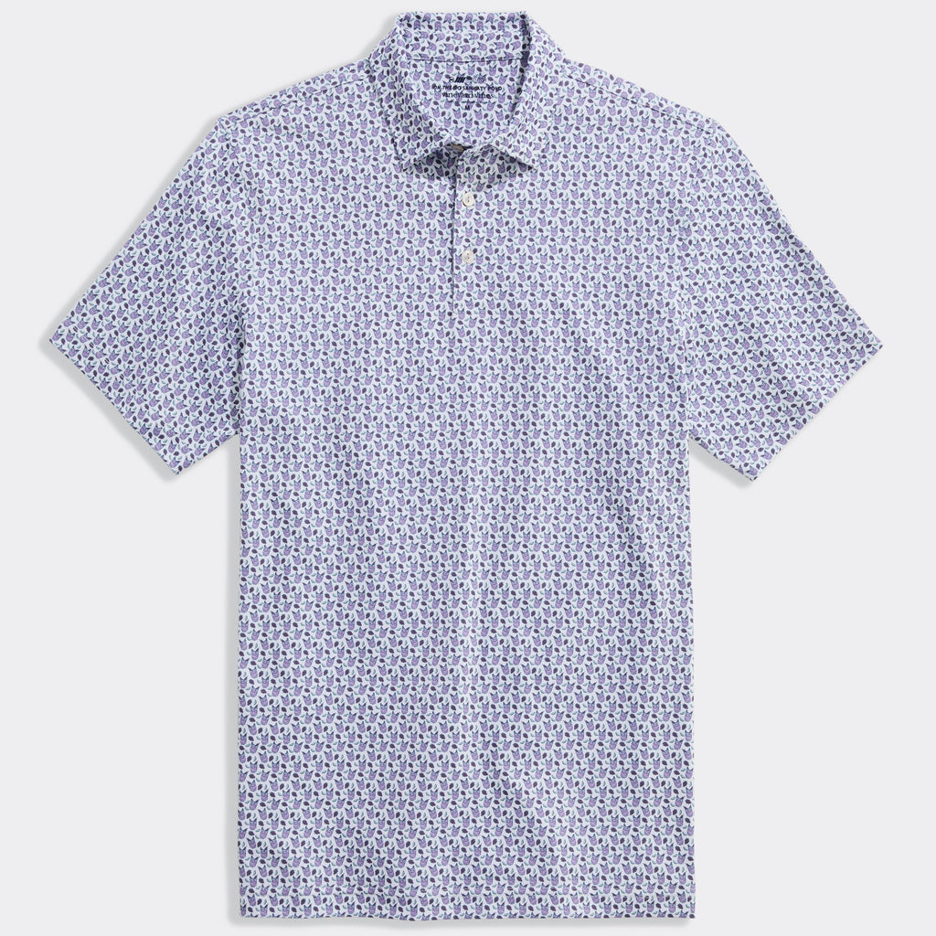 Vineyard Vines Golf Printed Sankaty Performance Polo