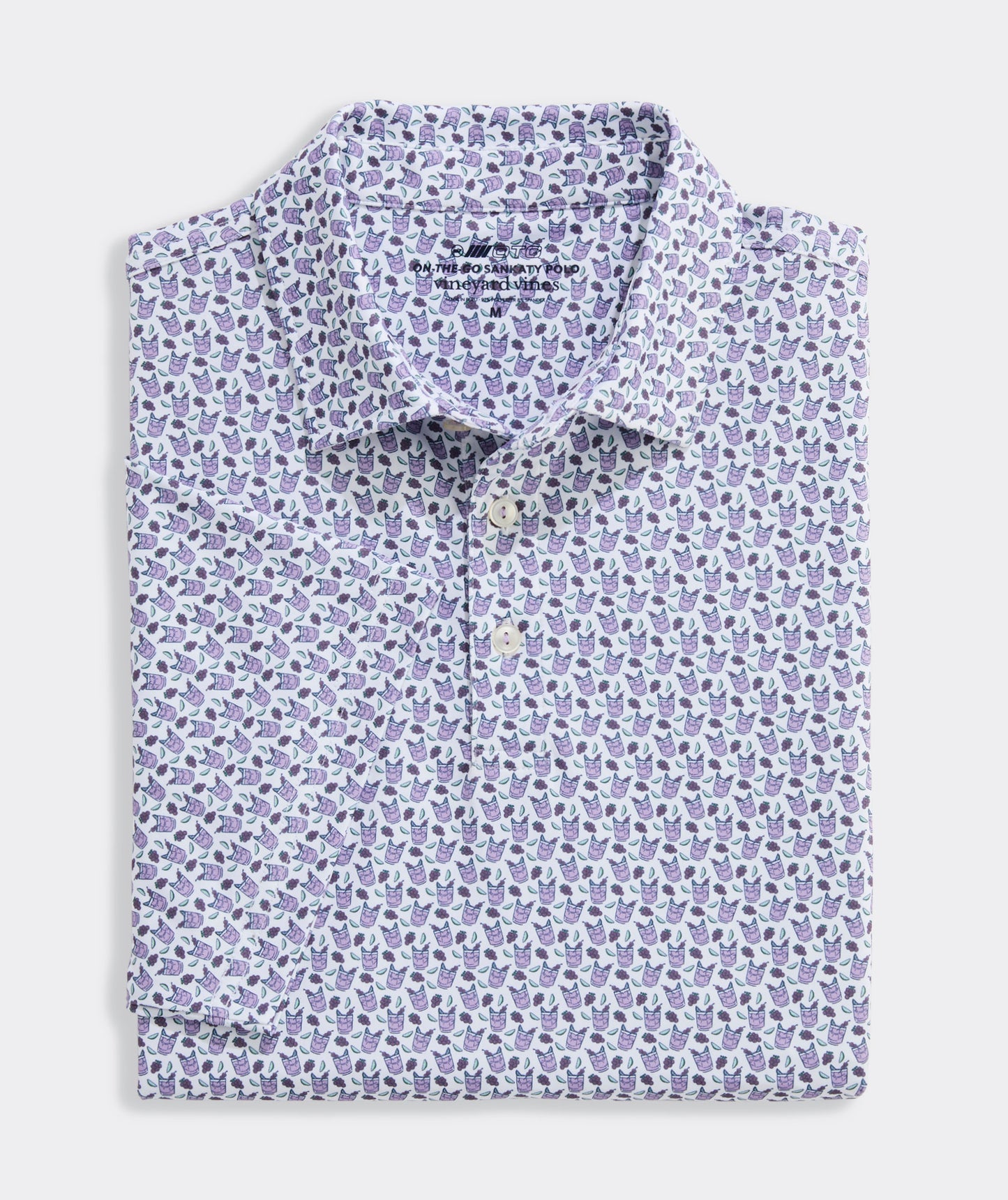 Vineyard Vines Golf Printed Sankaty Performance Polo