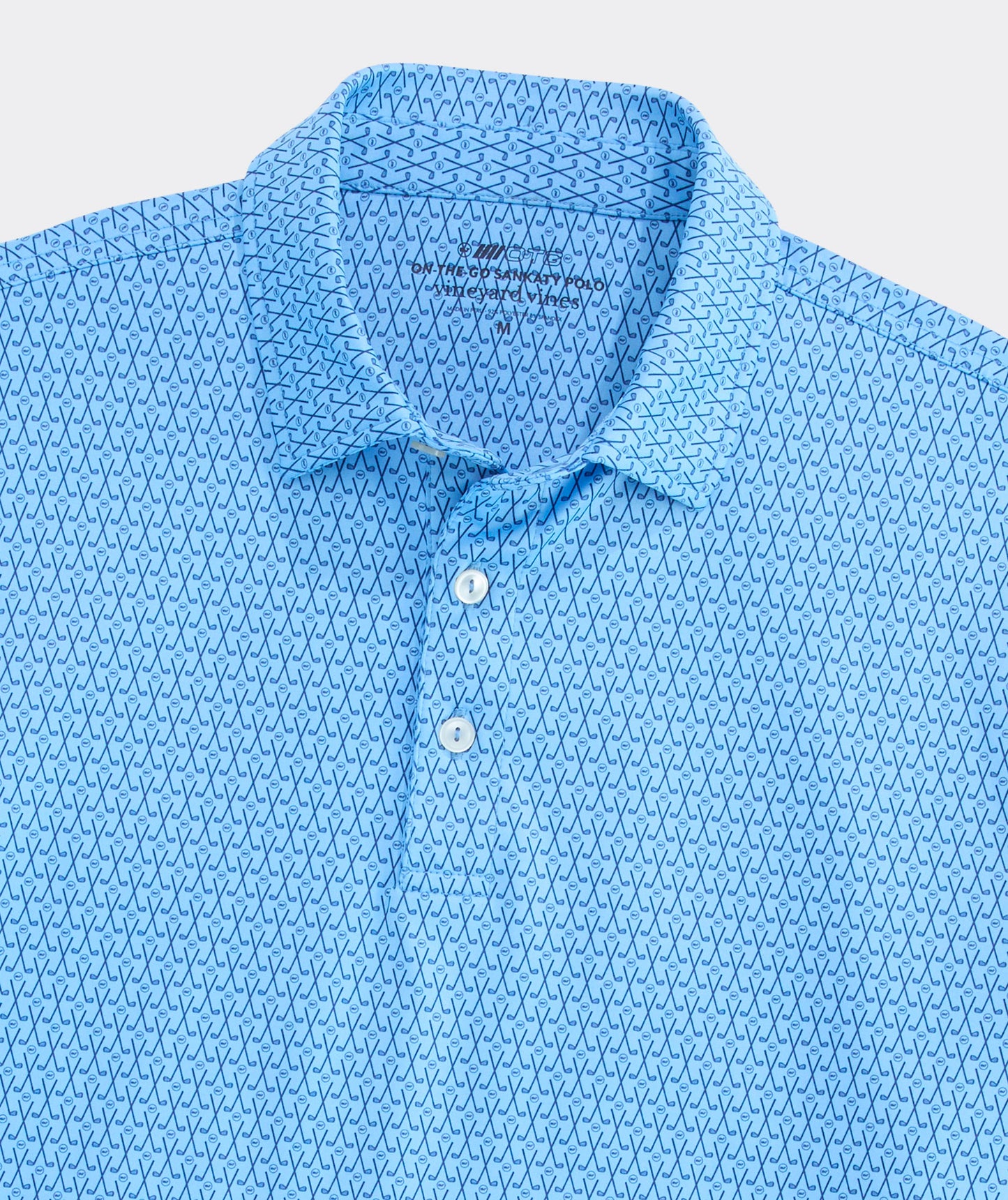 Vineyard Vines Golf Printed Sankaty Performance Polo