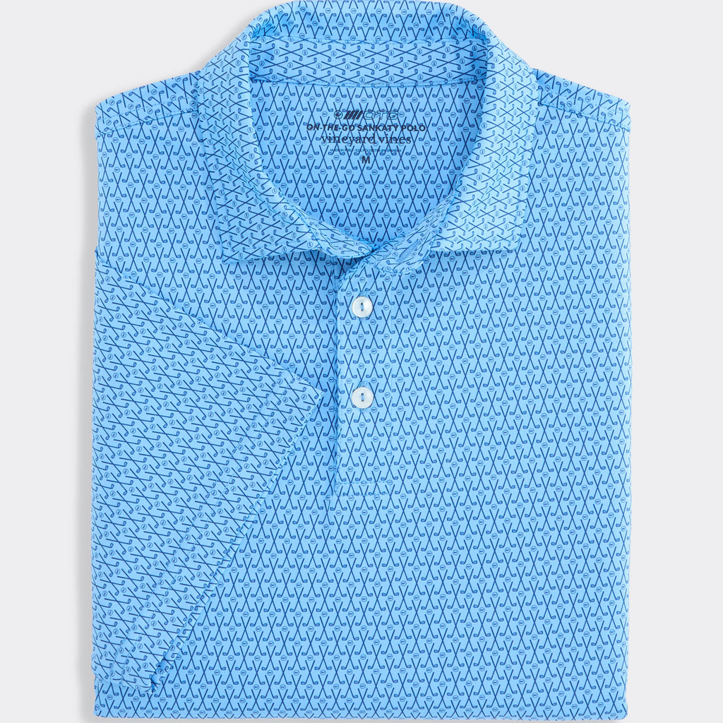 Vineyard Vines Golf Printed Sankaty Performance Polo