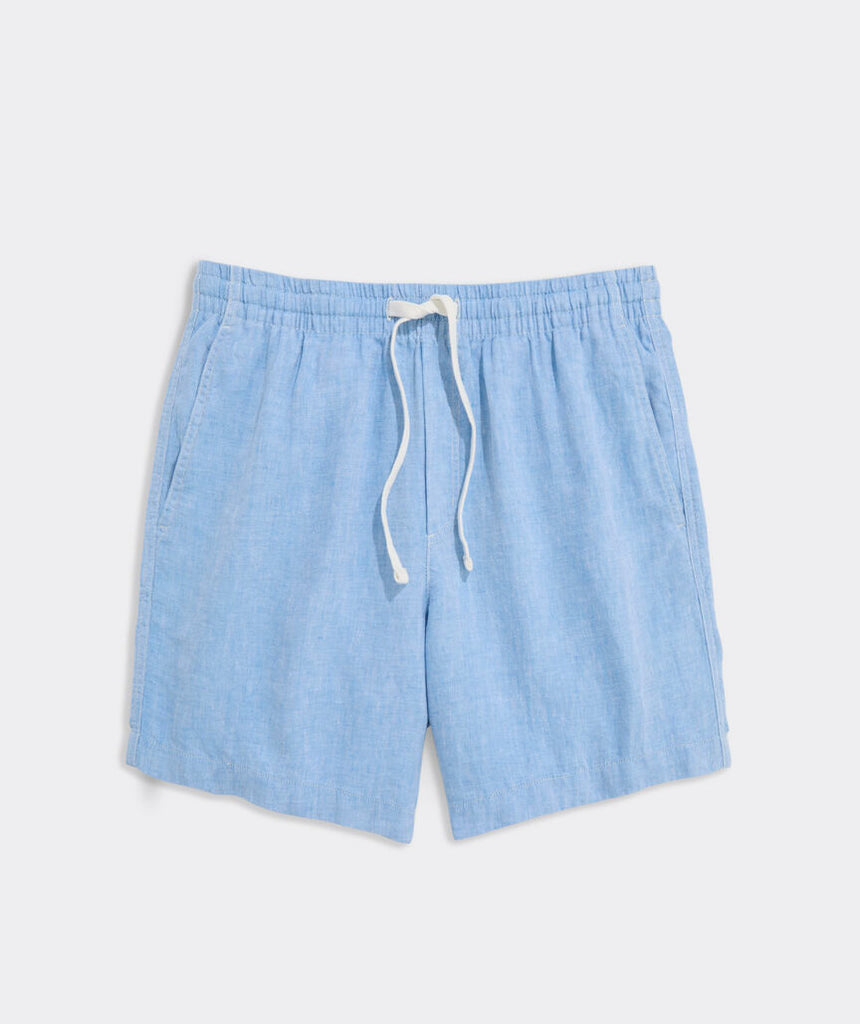 Vineyard Vines 7 Inch Surfside Pull-On Linen Shorts