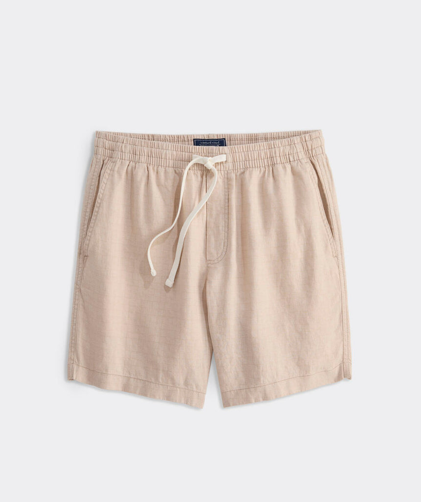 Vineyard Vines 7 Inch Surfside Pull-On Linen Shorts