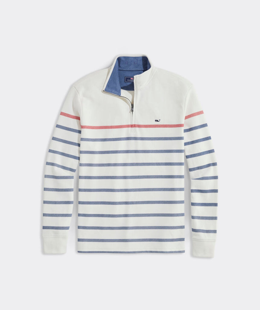 Vineyard Vines Breton Stripe Saltwater Quarter-Zip