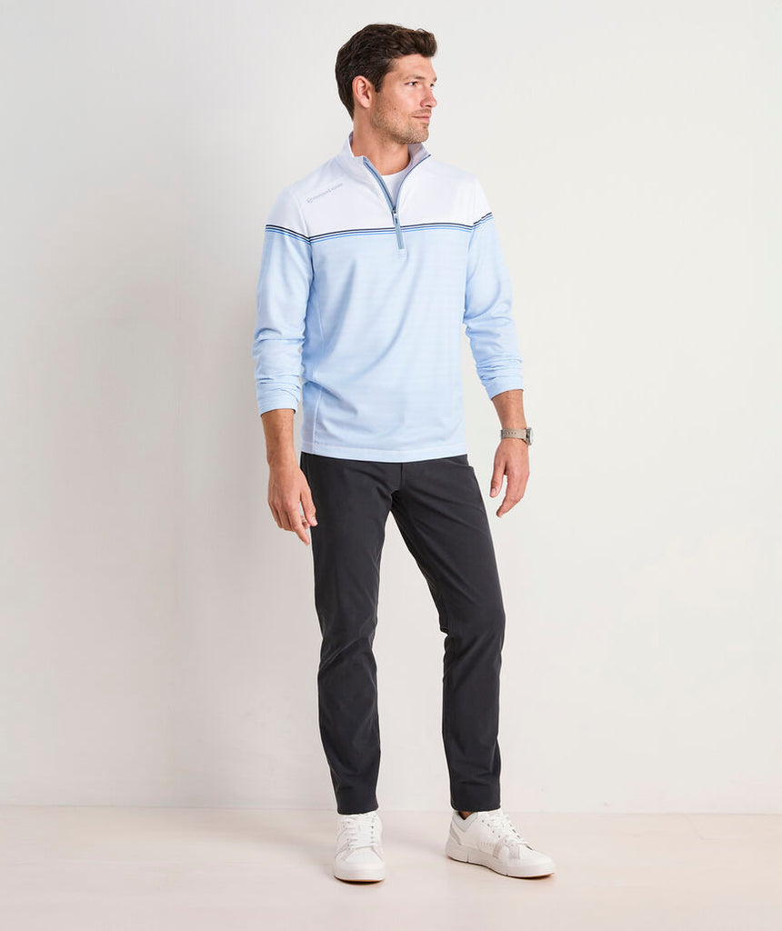 Vineyard Vines Striped Sankaty Quarter-Zip