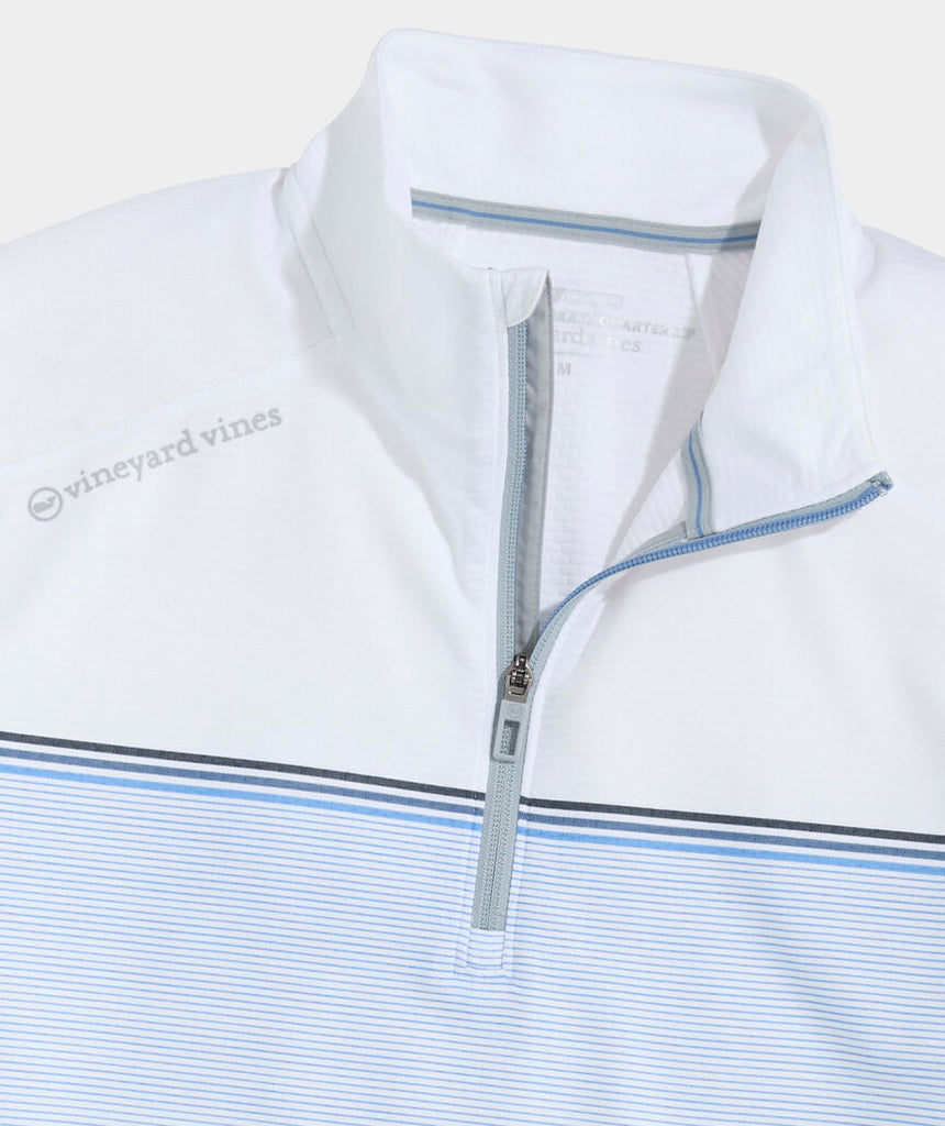 Vineyard Vines Striped Sankaty Quarter-Zip