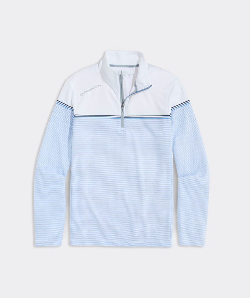Vineyard Vines Striped Sankaty Quarter-Zip