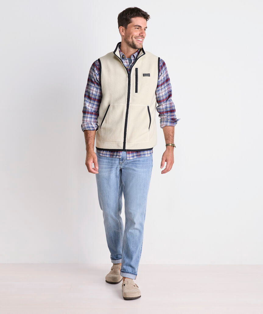 Vineyard Vines Bonfire Fleece Vest