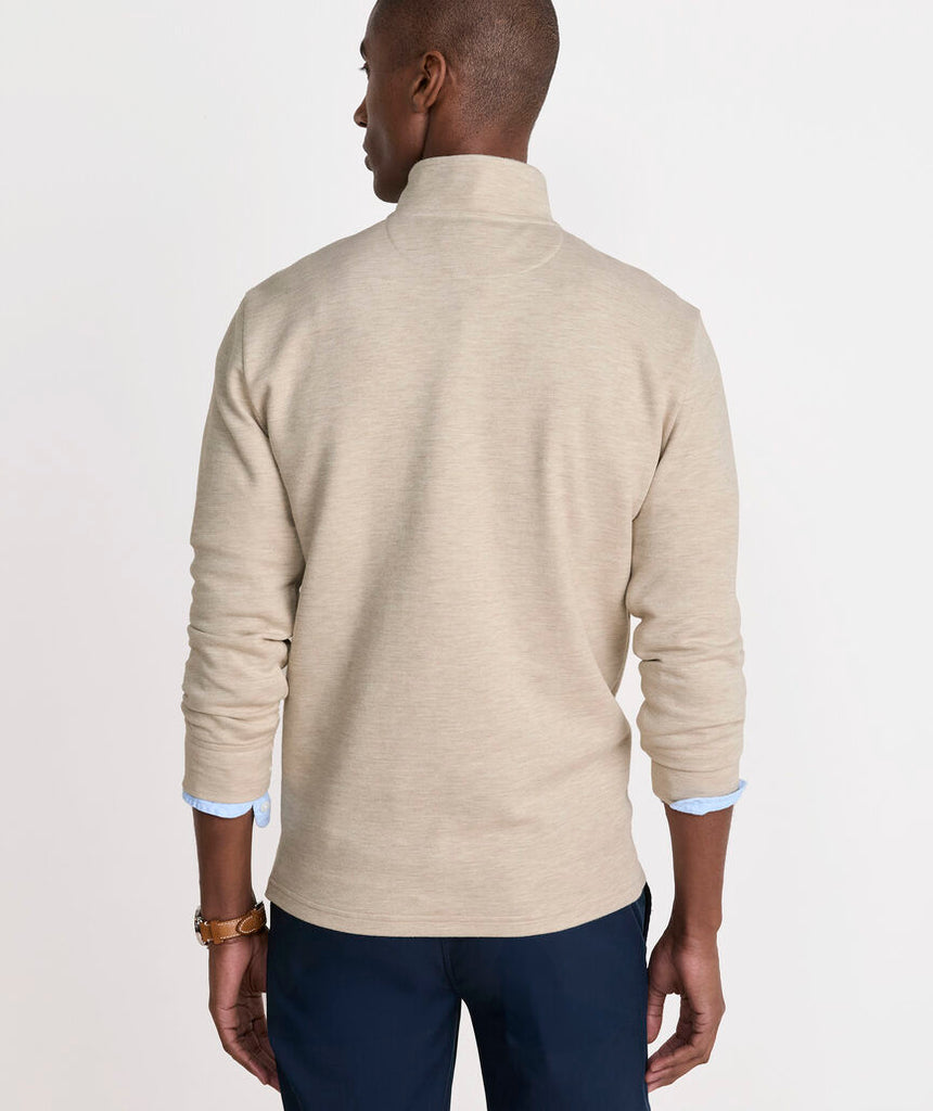 Vineyard Vines Plaid Collar Saltwater Quarter-Zip